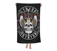 RUIARTE Unisex Skynyrd Rock Band Lynyrd Bath Towel Ultra-Soft Patterns High Absorbency Ideal for Bathroom Pool Beach and School Trips Gift Bath sheet Sized 52×32 inches