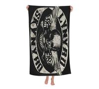 RUIARTE Unisex Skynyrd Rock Band Lynyrd Bath Towel Ultra-Soft Patterns High Absorbency Ideal for Bathroom Pool Beach and School Trips Gift Bath sheet Sized 52×32 inches