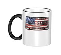 RUIARTE Unisex Skynyrd Rock Band Lynyrd Ceramic Coffee Mug 10OZ/330ML Colorful A Premium Cup for Office, Travel and a Great Novelty Gift for Men & Women at Home, Office or on Birthday Occasions