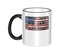 RUIARTE Unisex Skynyrd Rock Band Lynyrd Ceramic Coffee Mug 10OZ/330ML Colorful A Premium Cup for Office, Travel and a Great Novelty Gift for Men & Women at Home, Office or on Birthday Occasions