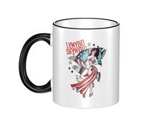 RUIARTE Unisex Skynyrd Rock Band Lynyrd Ceramic Coffee Mug 10OZ/330ML Colorful A Premium Cup for Office, Travel and a Great Novelty Gift for Men & Women at Home, Office or on Birthday Occasions
