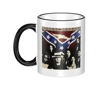 RUIARTE Unisex Skynyrd Rock Band Lynyrd Ceramic Coffee Mug 10OZ/330ML Colorful A Premium Cup for Office, Travel and a Great Novelty Gift for Men & Women at Home, Office or on Birthday Occasions