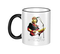 RUIARTE Unisex Straits Rock Band Dire Ceramic Coffee Mug 10OZ/330ML Colorful A Premium Cup for Office, Travel and a Great Novelty Gift for Men & Women at Home, Office or on Birthday Occasions