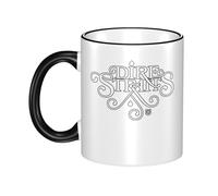 RUIARTE Unisex Straits Rock Band Dire Ceramic Coffee Mug 10OZ/330ML Colorful A Premium Cup for Office, Travel and a Great Novelty Gift for Men & Women at Home, Office or on Birthday Occasions