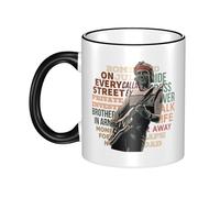 RUIARTE Unisex Straits Rock Band Dire Ceramic Coffee Mug 10OZ/330ML Colorful A Premium Cup for Office, Travel and a Great Novelty Gift for Men & Women at Home, Office or on Birthday Occasions