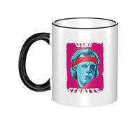 RUIARTE Unisex Straits Rock Band Dire Ceramic Coffee Mug 10OZ/330ML Colorful A Premium Cup for Office, Travel and a Great Novelty Gift for Men & Women at Home, Office or on Birthday Occasions