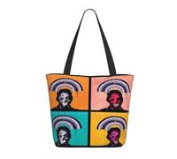 RUIARTE Women's Attack Hop Music Band Massive Tote Bag Large Work Shopping Bag Personalized Birthday Gifts Shoulder bag for Girls Mom Friends Teachers Gym Travel and Work