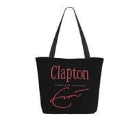 RUIARTE Women's Clapton Singer Eric Tote Bag Large Work Shopping Bag Personalized Birthday Gifts Shoulder bag for Girls Mom Friends Teachers Gym Travel and Work