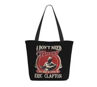 RUIARTE Women's Clapton Singer Eric Tote Bag Large Work Shopping Bag Personalized Birthday Gifts Shoulder bag for Girls Mom Friends Teachers Gym Travel and Work