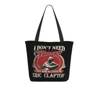 RUIARTE Women's Clapton Singer Eric Tote Bag Large Work Shopping Bag Personalized Birthday Gifts Shoulder bag for Girls Mom Friends Teachers Gym Travel and Work
