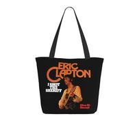 RUIARTE Women's Eric Singer Clapton Tote Bag Large Work Shopping Bag Personalized Birthday Gifts Shoulder bag for Girls Mom Friends Teachers Gym Travel and Work