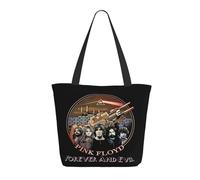 RUIARTE Women's Floyd Rock Band Pink Music Tote Bag Large Work Shopping Bag Personalized Birthday Gifts Shoulder bag for Girls Mom Friends Teachers Gym Travel and Work