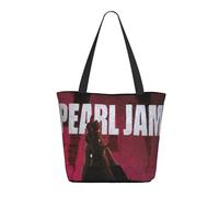 RUIARTE Women's Jam Music Rock Band Pearl Tote Bag Large Work Shopping Bag Personalized Birthday Gifts Shoulder bag for Girls Mom Friends Teachers Gym Travel and Work