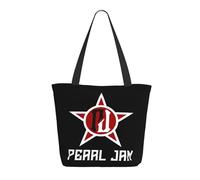 RUIARTE Women's Jam Music Rock Band Pearl Tote Bag Large Work Shopping Bag Personalized Birthday Gifts Shoulder bag for Girls Mom Friends Teachers Gym Travel and Work
