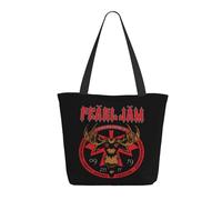RUIARTE Women's Jam Music Rock Band Pearl Tote Bag Large Work Shopping Bag Personalized Birthday Gifts Shoulder bag for Girls Mom Friends Teachers Gym Travel and Work