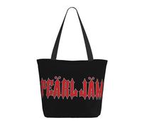 RUIARTE Women's Jam Music Rock Band Pearl Tote Bag Large Work Shopping Bag Personalized Birthday Gifts Shoulder bag for Girls Mom Friends Teachers Gym Travel and Work