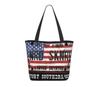 RUIARTE Women's Skynyrd Rock Band Lynyrd Tote Bag Large Work Shopping Bag Personalized Birthday Gifts Shoulder bag for Girls Mom Friends Teachers Gym Travel and Work
