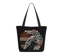 RUIARTE Women's Straits Rock Band Dire Tote Bag Large Work Shopping Bag Personalized Birthday Gifts Shoulder bag for Girls Mom Friends Teachers Gym Travel and Work