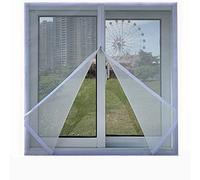RUIBEI Custom Size New Window Screen for Cats, Self-Adhesive Window Insect Netting Balcony Window Protection Cat Safety Net with Zipper