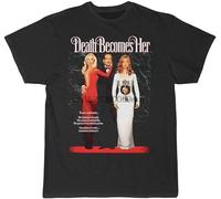 RUIBEITAO Death Becomes Her Cult Horror Comedy Movie T Shirt Black L