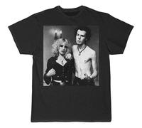 RUIBEITAO Sid Vicious Sid and Nancy T-Shirt Graphic Tee Mens Shirt Black S