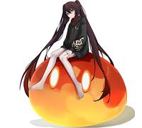 RUIBOCOS Genshin Impact Hu Tao Impression Hoodie Pullover Hooded Novelty Sweatshirts Cosplay Costume Unisex (M) Black