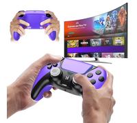 Ruibopad Luna Controller für PlayStation 4,Kabelloser Multiplattform Controller mit 2 Rücktasten & Turbo, kompatibel mit PC iOS Android Mac Steam TV Tesla， (Lila)
