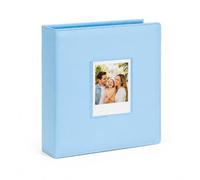 Ruibytree 256-Pocket Album for Polaroid i-Type, 600 & SX-70 Photos, Blue | PU Leather Cover, Acid-Free Pages, Large Polariod Album Book Fits Instax Wide & HP Sprocket 3.5 x 4.25" Photo Paper