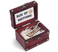 Ruichi Gift of Nothing, Gag Box of Nothing, Joke Gifts for Person Who Wants Nothing, Funny Gifts for Someone Who Has Everything, Box of Nothing, Idea Birthday Gift for Women Men
