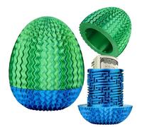 Ruichi Mystery Egg Puzzle Box, Money Puzzle Box for Cash, 3D Maze Gift Box with Hidden Compartment for Cash, Treasures, Reusable Puzzle Gift Box for Birthday, Christmas, Halloween, Easter