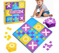 Ruichi Tic Tac Toe Game, Noughts and Crosses Games, Ultimate Tic Tac Toe For Family Game Night, Fun Travel Board Game, Tic Tack Toe for Adults Teenagers Kids Couples Groups