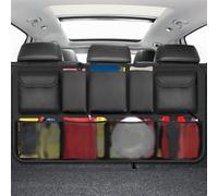 RUIDAM Car Boot Organiser for Suzuki Grand Vitara (JT) 3.Gen (4door) 2005-2013 2014 2015 2016 2017, Trunk Tidy Organiser Bag Waterproof Non-Slip Car Back Seat Organiser Multi Compartment Boot Tidy