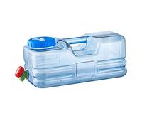 RuiDay 10L Water Container with Tap,Portable Plastic Camping Water Containers Bucket,Easy Clean BPA-Free Drink Water Carrier,Water Tank for Camping Outdoor,Travel,Party,Emergency