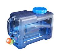 RuiDay 12L Water Container with Tap,Portable Plastic Camping Water Containers Bucket,Easy Clean BPA-Free Drink Water Carrier,Water Tank for Camping Outdoor,Travel,Party,Emergency