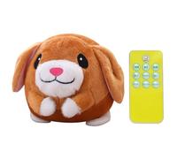 RuiDay Bouncing Pig Plush Toy for Small & Medium Dogs - Washable, Interactive, Talking Moving Dog Toy for Boredom Relief
