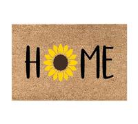 RuiDay Door Mat Indoor 40 x 60 cm, Non-Slip Absorbent Welcome Front Door Mat, Machine Washable Entrance Rug, Floor Mat for Entryway Kitchen Bathroom Muddy Shoes & Paws (1, Sunflower)