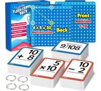 RuiDay Math Learning Kit, Interactive Math Practice Kit, Basic Math Flash Cards, Educational Toy Set With Board, Ages 1-6 Kids Maths Learning For Home Classroom School