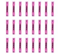 Ruidee 100 Pcs Heat Shrink Butt Connectors Terminals，Insulated Waterproof Wire Connector ，Marine Automotive Electrical Crimp Butt Splice Terminal 22-16 AWG Red/URTH