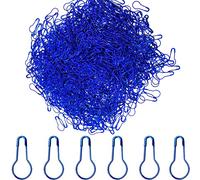 Ruidee 1000Pcs Metal Safety Pins Set: Gourd-Shaped, DIY Home Accessories, Clothing Tags (HBZ/Blue)