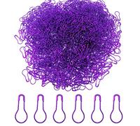Ruidee 1000Pcs Metal Safety Pins Set: Gourd-Shaped, DIY Home Accessories, Clothing Tags (HBZ/Purple)
