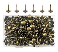 Ruidee 200 PCS Antique Upholstery Tacks, Furniture Decorative Thumbtacks, Push Pins (STD/Bronze)