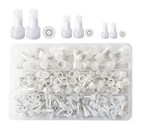 Ruidee 250PCS Closed End Crimp Connector Nylon Wire Crimp Cap Terminal Connectors Assortment Kit 22-16/16-14/12-10 AWG UNM