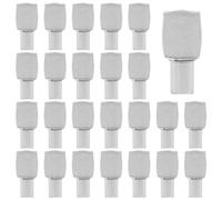 Ruidee 50PCS Shelf Support Pegs 7x25mm Nickel Plated Flat Spoon Shelf pegs for Cabinet, Bookshelf, Closet (PPBT/7x25mm)