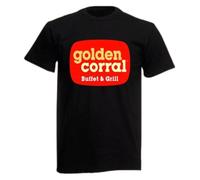 RUIdrSEDFG Golden Corral Restaurant Men's Black T-Shirt Size S-3XL Black L