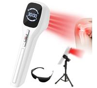 RUIDU RED Light Device, lllt Low Level Therapy Device with (4x808nm +14x650nm), Cold Laser Therapy Relieve Fatigue, Red Light Therapy is Available in A Variety of Modes for Use on Humans/Pet