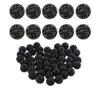 RUIENGCOMM 100 Pcs Bio Porous Filter with Cotton Aquarium Fish Tank Bio Balls Filter Bio Balls Filter Water Filter Material Bio Media Bio Balls for Fish Tank Pond Aquarium Waterfall Fountain
