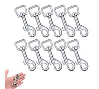 RUIENGCOMM 10Pcs Dog Leads Clips Clips Clasp 360° Swivel Snap Hooks Pet Buckle Key Chain Suitable for Connecting Pet Collars and Keychains