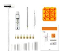 RUIENGCOMM 39Pcs Removal/Repair Kit Tool 20PCS Watch Spring Bars 13PCS Spare Needle pin Removal Tool Watch Repair Tool Kit for Watch Back and Link Removal & Strap Adjustment