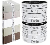 RUIENGCOMM 8 PCS Bed Sheet Organizer Bands King Twin Full Queen Fitted Sheet Elastic Straps Straps Organisers Bedding Bands Closet Organizer for Wardrobe Laundry Duvets Pillow Case Organization