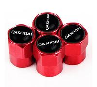 RUIFEN 4 Pcs Tire Valve Caps Corrosion Resistant Leak-Proof Tire Air Cover Dust Caps, for Nissan Qashqai J10 J11 j12 2009-2022 Accessories